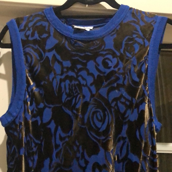 DKNY Velour Print Dress - Picture 2 of 3